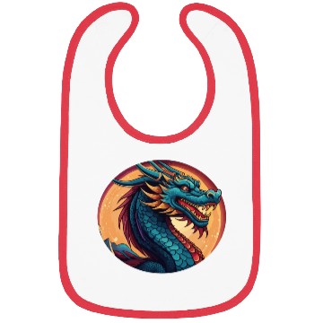 Discover traditional Chinese dragon Bibs