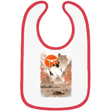 Discover 001867 Japanese Cat Mountain Fisher Lake Bibs