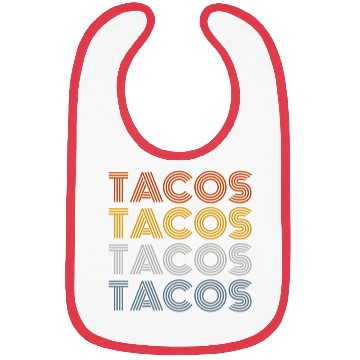 Discover Tacos Text Bibs