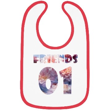 Discover best friends forever for 3- Friends Bibs