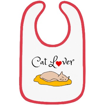 Discover Cat Lover Bibs