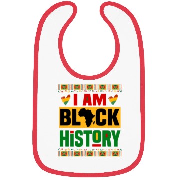 Discover I Am Black History Bibs