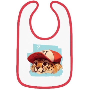 Discover Surprised Cheetah Bibs