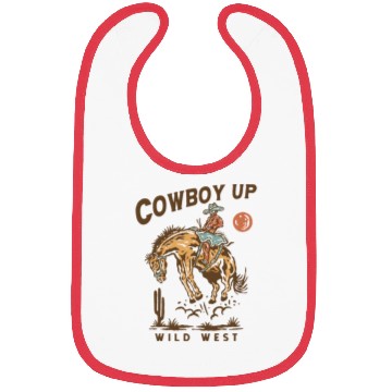 Discover Cowboy Up - Wild Wild West Bibs