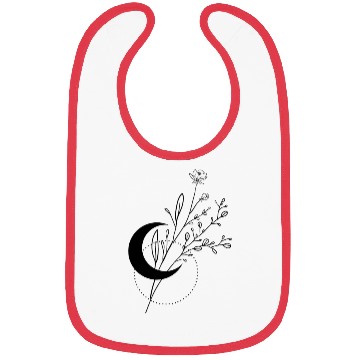 Discover Astrology floral design Bibs