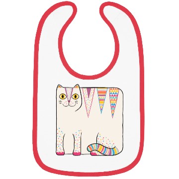 Discover White Loaf Cat Bibs