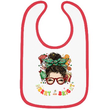 Discover Merry Christmas Present for Her Bibs