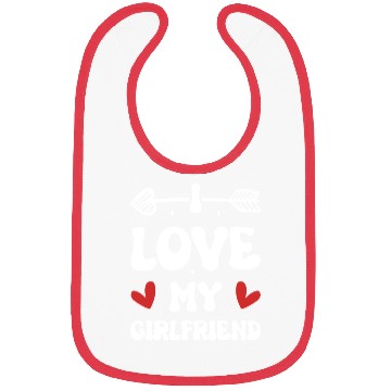 Discover I love my Girlfriend Bibs