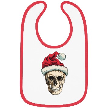 Discover Christmas skull Bibs