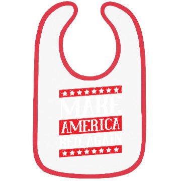 Discover Make America Red Again American Flag Voter Vote Bibs