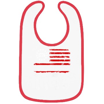 Discover Vote Like It's 1776 Patriotic American Flag Voter Bibs
