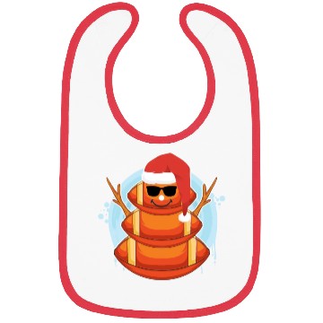 Discover Rugby Snowman American Football Snowing Bibs