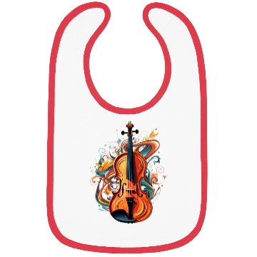 Discover Violinist Violin Music Art Violin Player Bibs