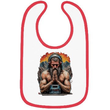 Discover Groovy Stone Age: The Caveman in Beats Ritual Bibs