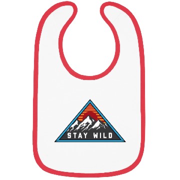Discover Stay Wild Mountain Design - Embrace Adventure Bibs