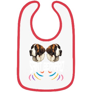 Discover Lover Saint Bernard dog Bibs