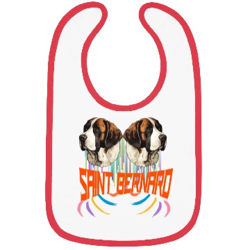 Discover Saint Bernard Dog Dad - Saint Bernard Dad b Bibs
