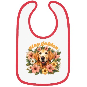 Discover Dog Lovers Golden Retriever Bibs
