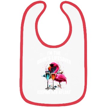Discover I'm the Bride's Lifesaver keeping her afloat Bibs