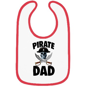 Discover Pirate Dad Bibs