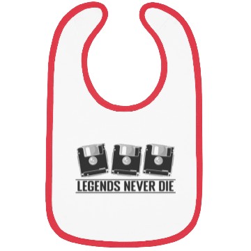 Discover Legends Never Die Retro Memory Module Bibs