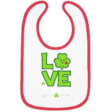 Discover Love Shamrock Reading Teacher Funny St Patricks Da Bibs