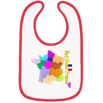 Discover God Bless France Bibs