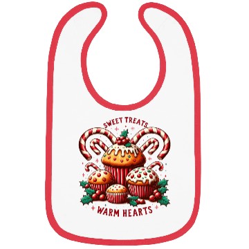 Discover Sweet Treats Vintage Christmas Muffins Baking Bibs