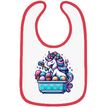 Discover Magical Unicorn Ice Cream Maker Bibs