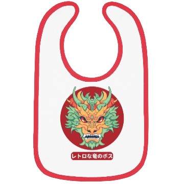 Discover Retro Dragon Boss Bibs