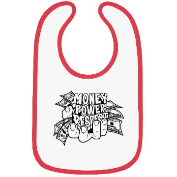Discover Money Power Respect Bibs