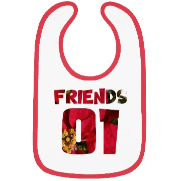 Discover best friends for 3 - FRIENDS Bibs