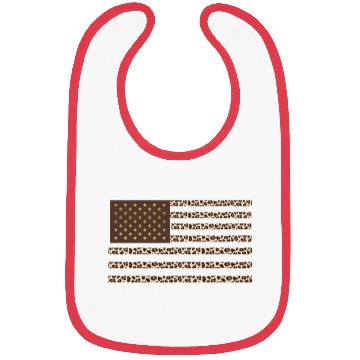 Discover Flag of Cheetah Bibs