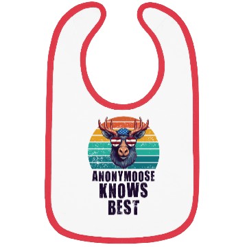 Discover Anonymoose Knows Best Cool Moose Bibs