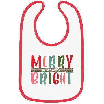 Discover Womens Merry and Bright Christmas Tree Bibs