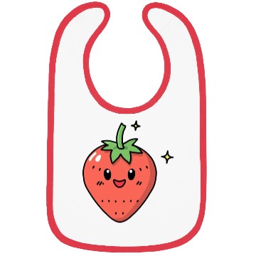 Discover Kawaii Strawberry Bibs
