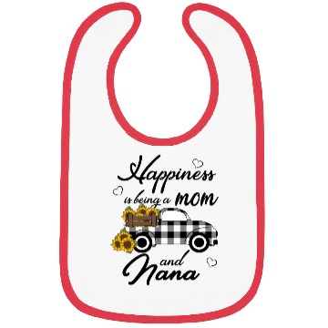 Discover Sunflower Grandma Hapess Is Being A Mom And Nana Bibs