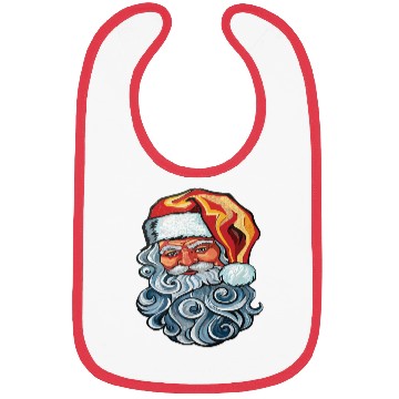Discover Santa Bibs Classic Santa Clause