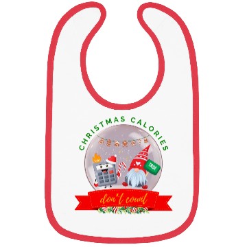 Discover Christmas Calories Don’t Count Cookie Calculator Bibs