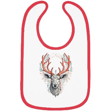Discover Silent Elegance Reindeer Bibs
