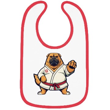 Discover Karate Dog Bibs