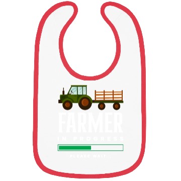 Discover Farmer In Progress Funny Farmer Gift Bibs