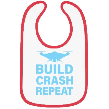 Discover Build Crash Repeat Bibs