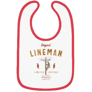 Discover Original Lineman Funny Electrician Bibs