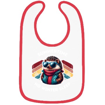 Discover Chill Hedgehog Summertime Bibs