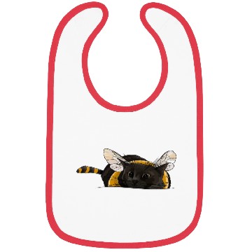 Discover Fuzzy Little Bumblebee Kitty Bibs