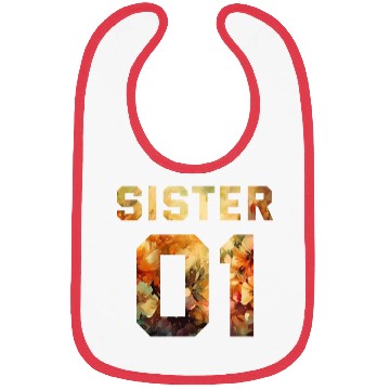 Discover COUPLE FLOWER SISTER 01 Bibs