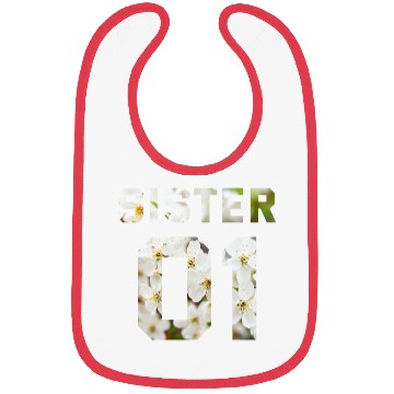 Discover COUPLE FLOWER SISTER 01 Bibs