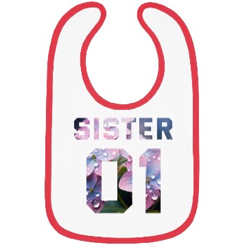 Discover COUPLE FLOWER SISTER 01 Bibs