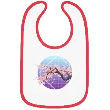Discover Lofi Aesthetic Sakura Cherry Blossom Tree Japanese Bibs